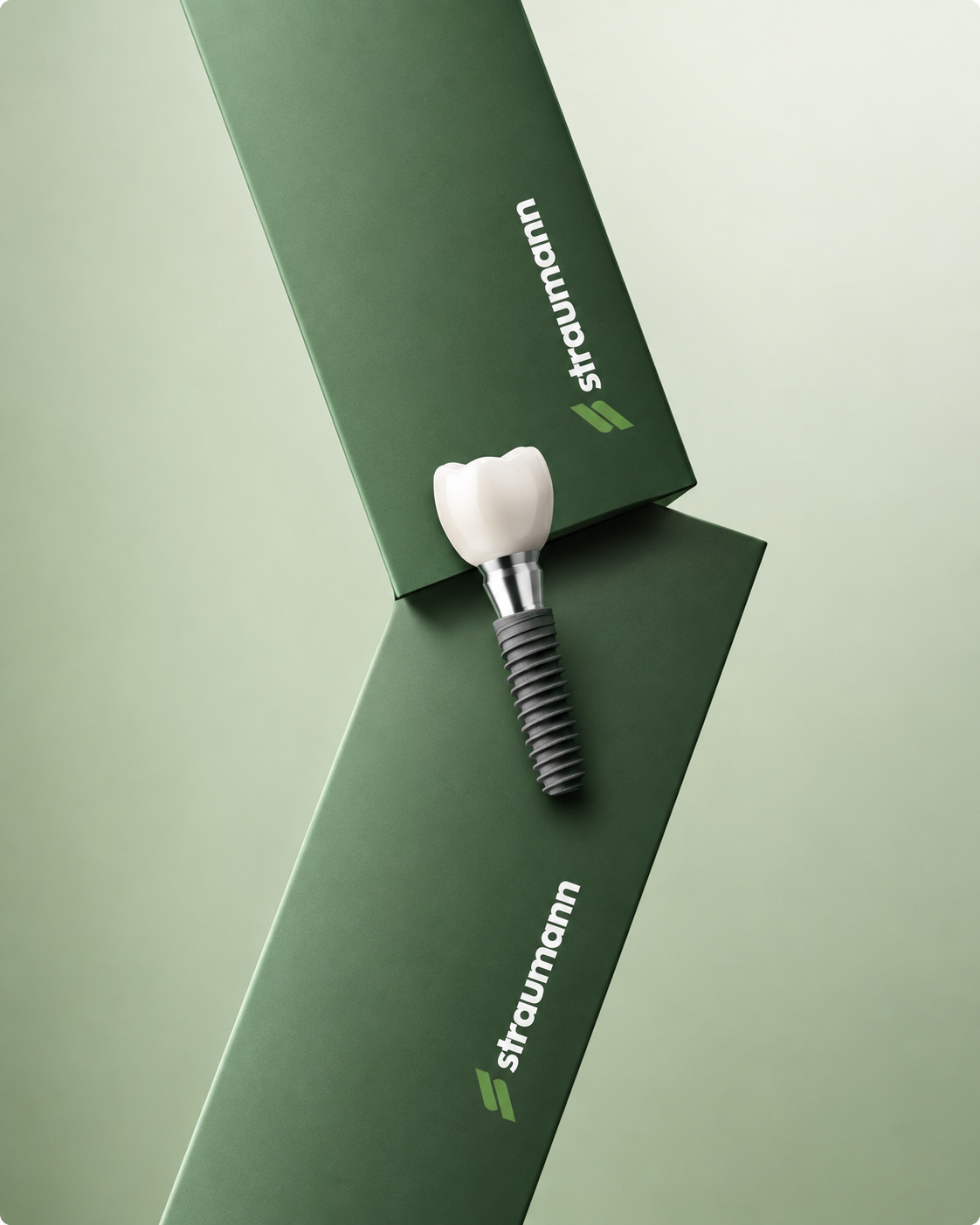 Straumann dental implant and crown system used for implants at Cadbury Dental, Birmingham